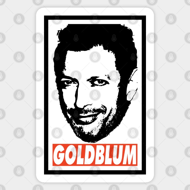 Goldblum Sticker by Nerd_art